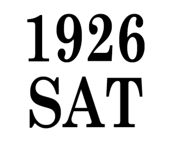 1926 SAT